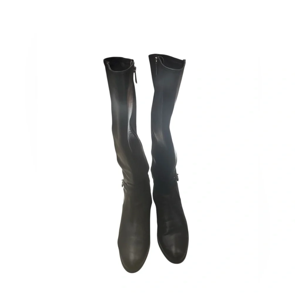 Michael Kors Hamilton Stretch Leather Boot.
